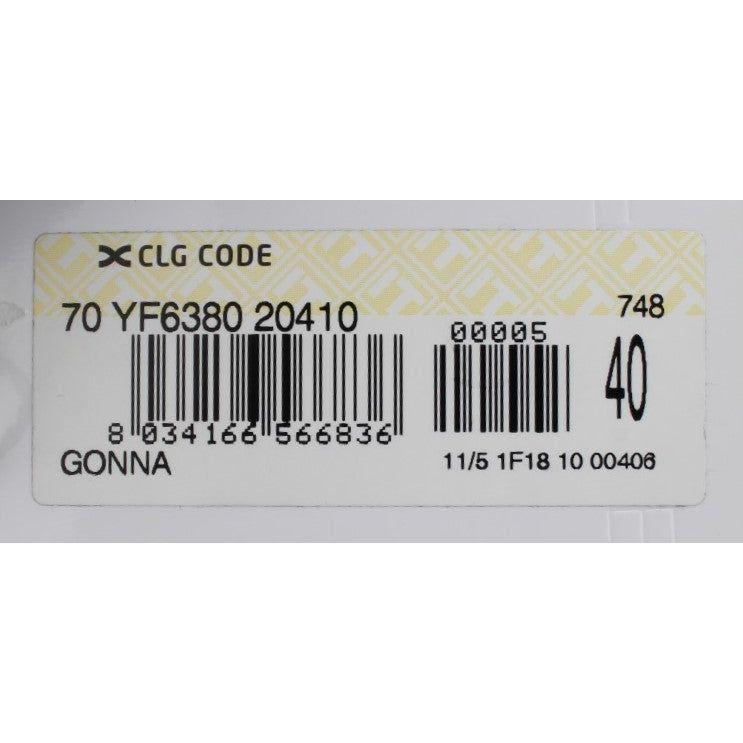 تنورة قصيرة من القطن الأنيق من GF Ferre باللون الأزرق