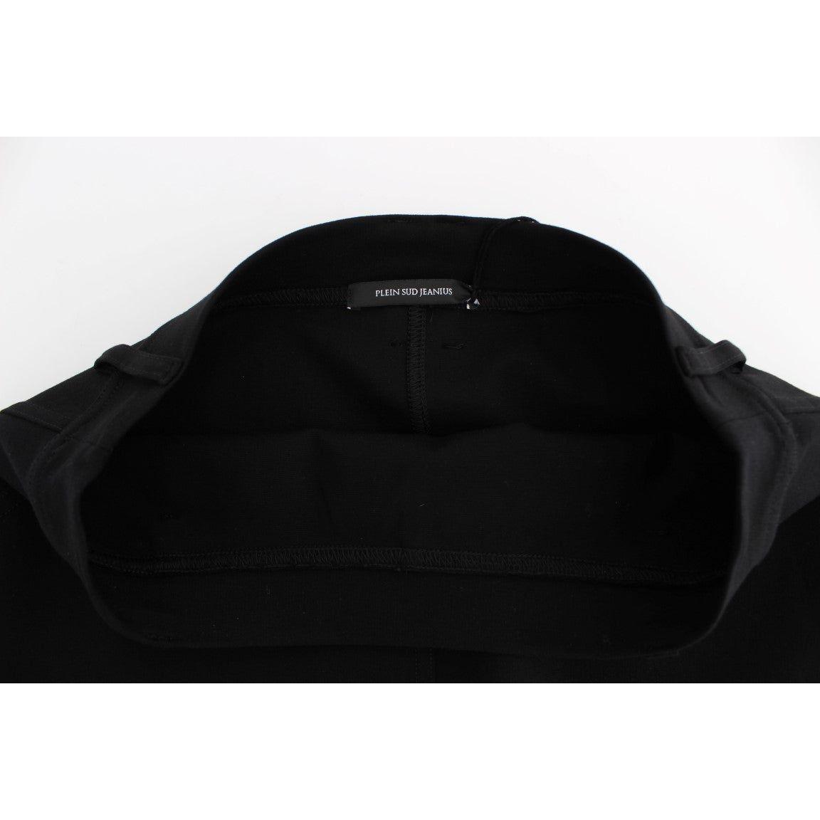 تنورة قلم رصاص سوداء أنيقة من PLEIN SUD لإطلالة أنيقة