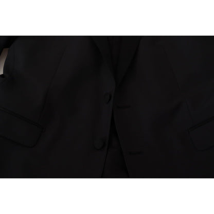 Dolce & Gabbana Dark Blue Single Breasted MARTINI Blazer