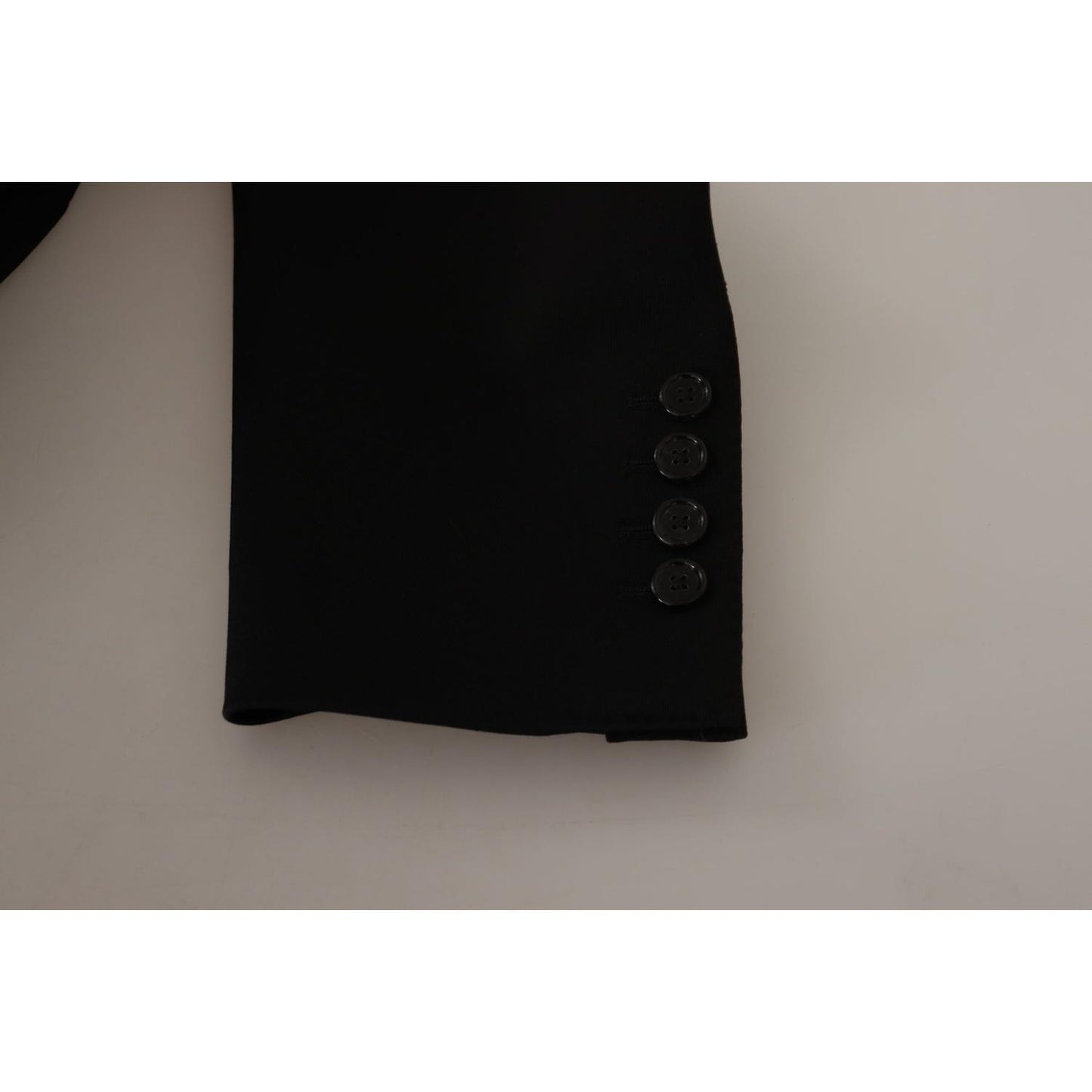 Dolce & Gabbana Black Wool Single Breasted Jacket Blazer JKT3410- 50