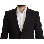 Dolce & Gabbana Black Single Breasted Jacket MARTINI Blazer JKT3411- 50