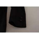 Dolce & Gabbana Black Cotton Single Breasted Blazer Jacket JKT3414- 52