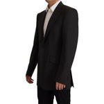 Dolce & Gabbana Black Wool Single Breasted Blazer v JKT3403- 48