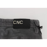 Costume National Gray Cotton Super Slim Corduroys Jeans SIG32591-1