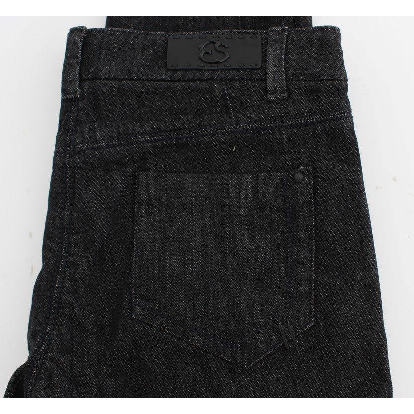 إيرمانو شيرفينو بنطلون جينز أزرق أنيق بقصة ضيقة