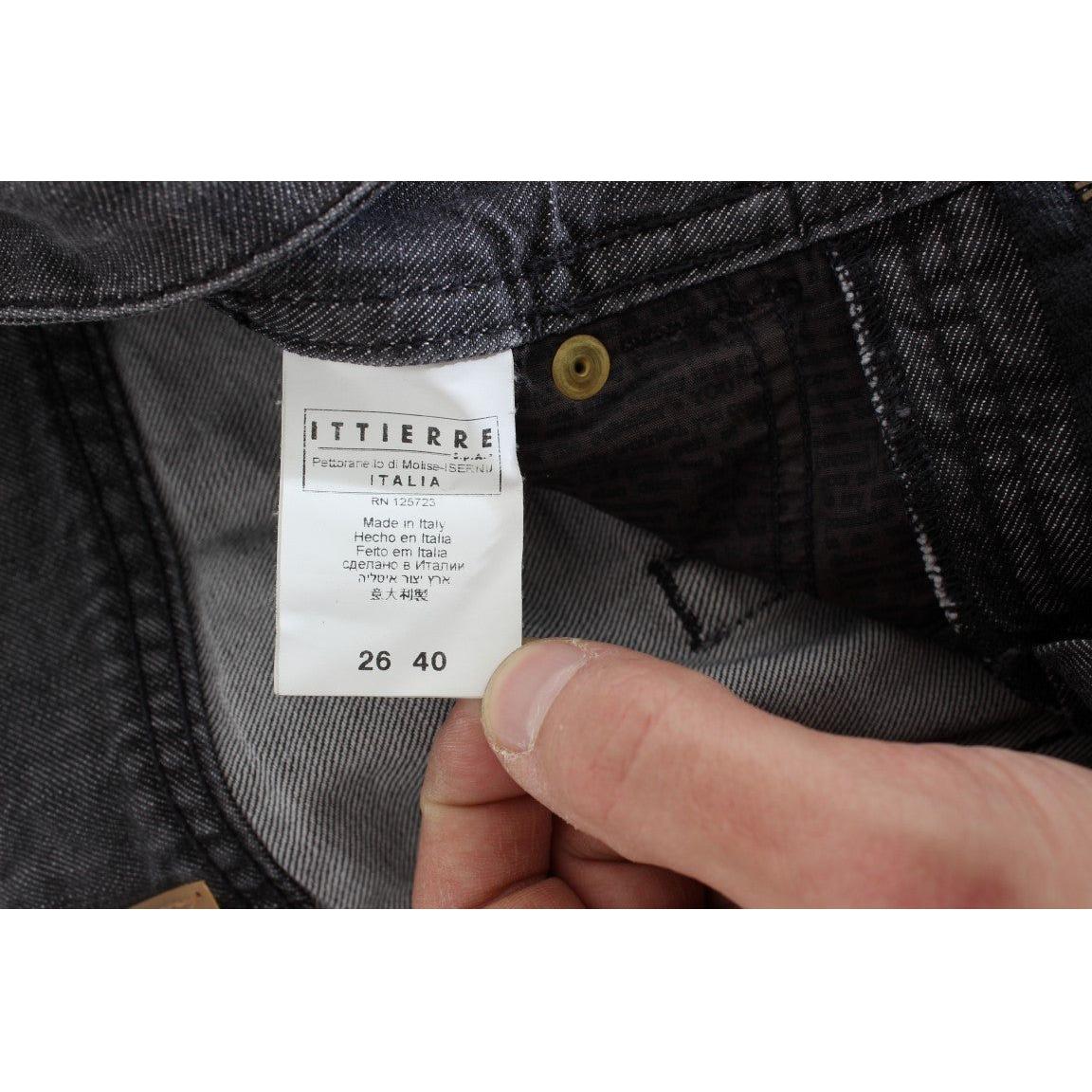 بنطلون جينز مستقيم أنيق باللون الرمادي من جون جاليانو