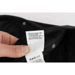Ermanno Scervino Black Cotton Blend Regular Fit Pants Jeans & Pants