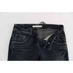Ermanno Scervino Blue Cotton Blend Slim Fit Jeans Jeans & Pants