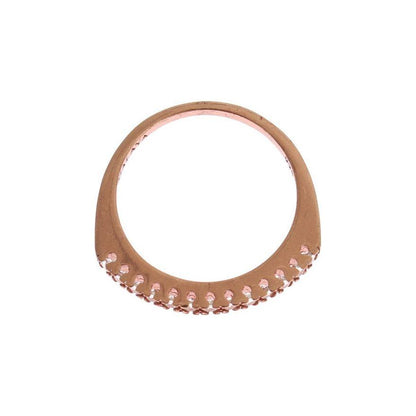Nialaya Red Gold 925 Silver Ring Ring