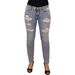 Dolce & Gabbana Blue Cotton Stretch Skinny Low Waist Denim Jeans