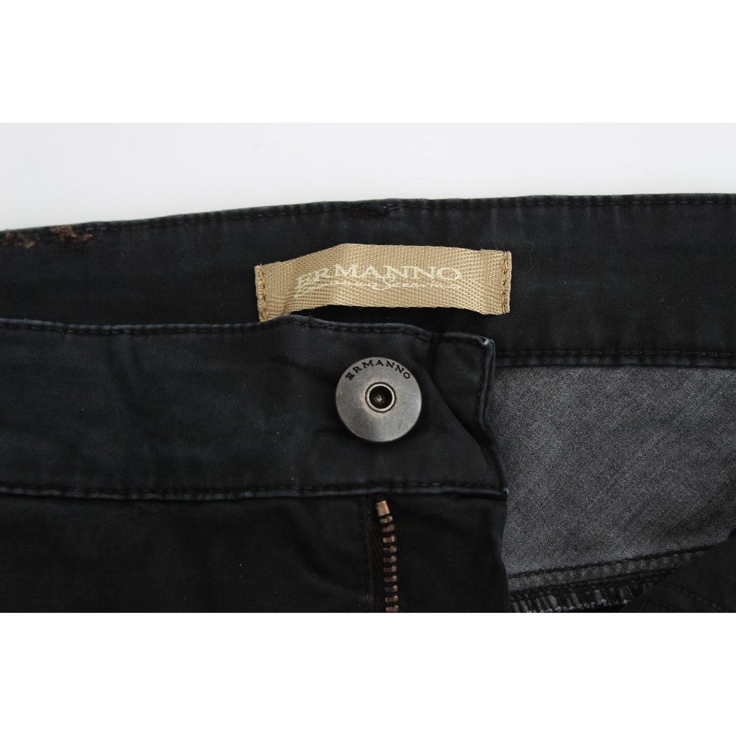 Ermanno Scervino Blue Slim Jeans Denim Pants Skinny Leg Straight