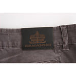 Ermanno Scervino Gray Slim Jeans Denim Pants Skinny Leg Stretch SIG12460-1
