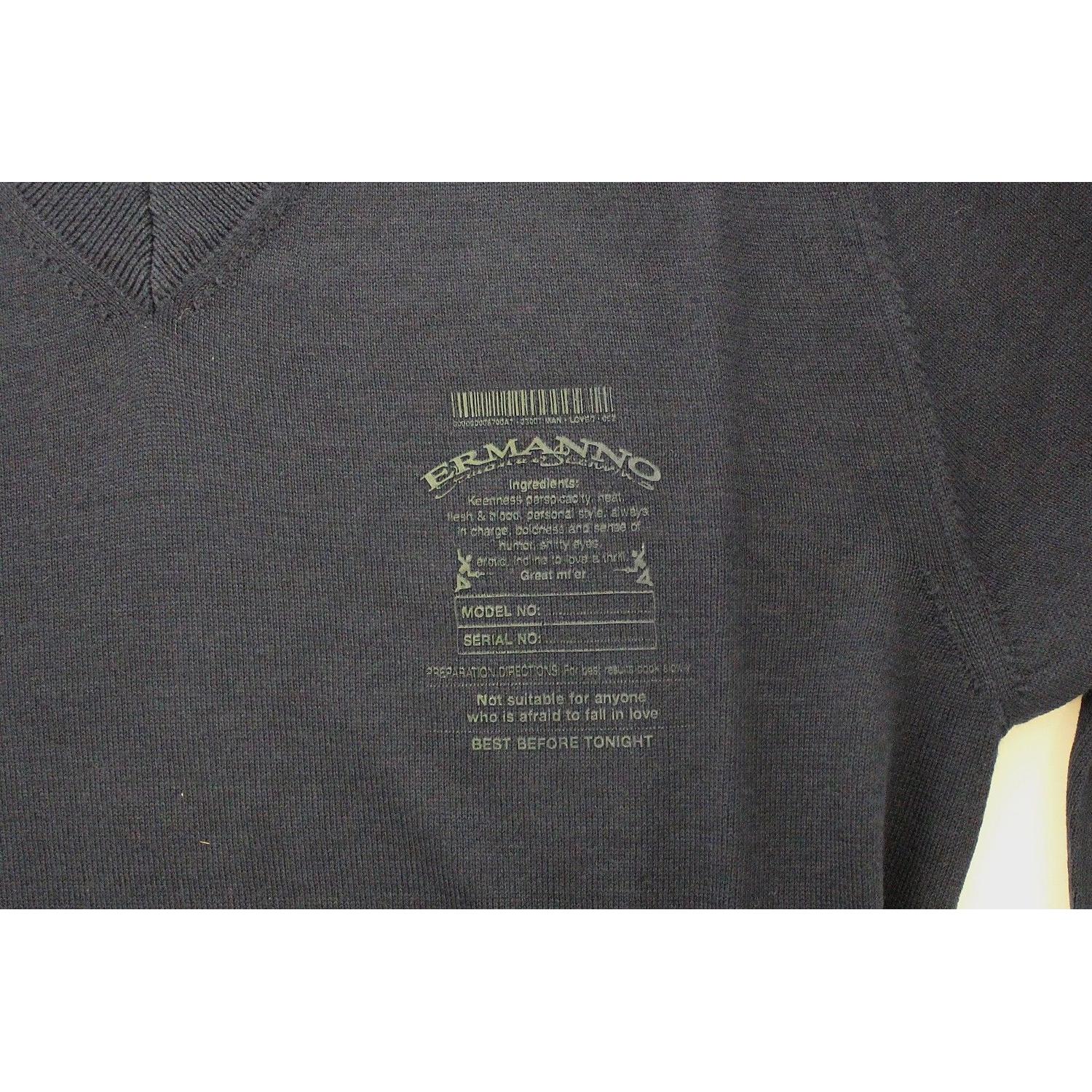 سترة صوفية أنيقة من مزيج الصوف باللون الأزرق من Ermanno Scervino