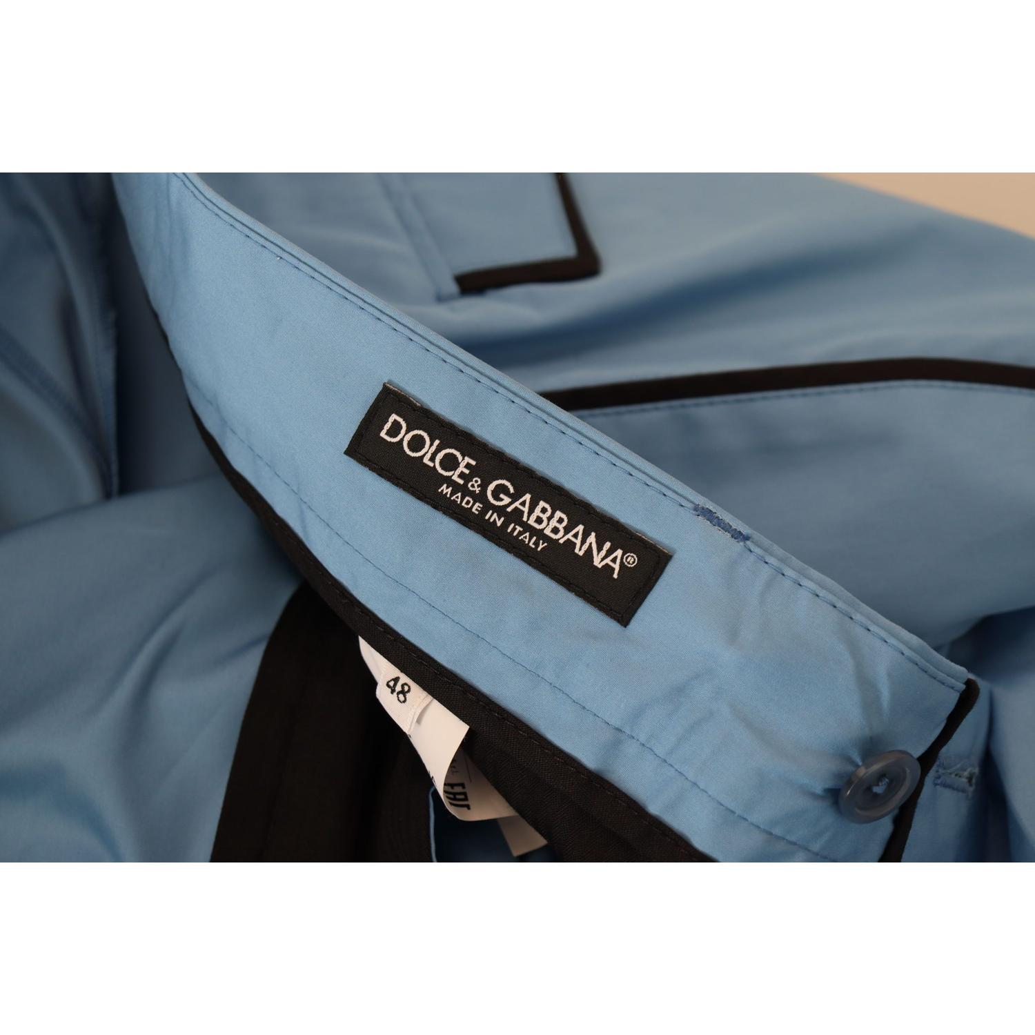 بنطلون شينو أنيق بقصّة Slim Fit من Dolce &amp; Gabbana - استمتع بالفخامة الإيطالية