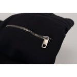 Dolce & Gabbana Black Cotton Bermuda Cargo Shorts Shorts