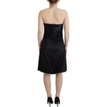 Dolce & Gabbana Black Silk Shift Short Mini Party Dress