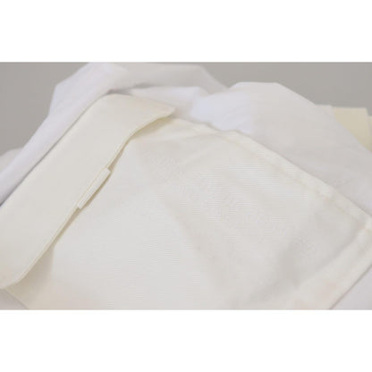 Dolce & Gabbana White Flap Pocket Short Sleeves T-shirt