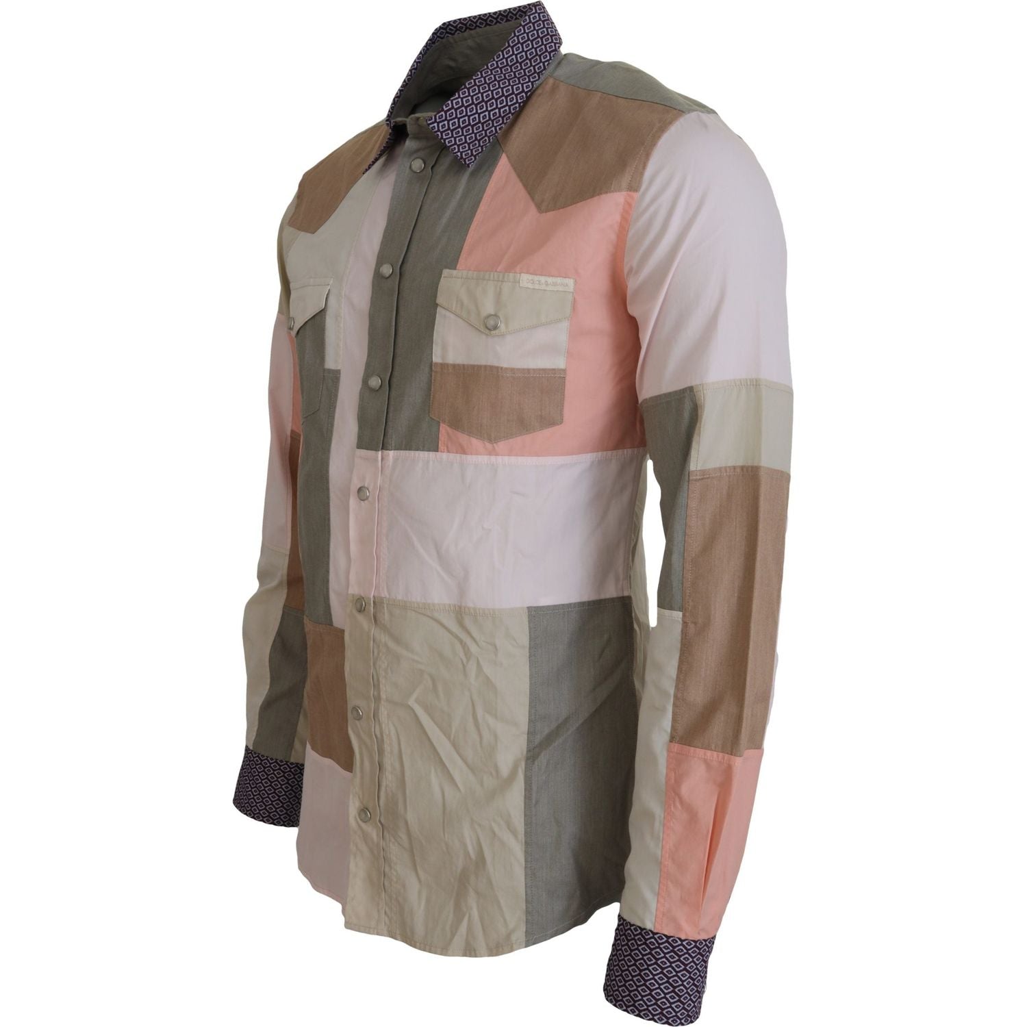 قميص كاجوال أنيق متعدد الألوان من دولتشي آند غابانا