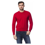 Billionaire Italian Couture Red Merino Wool Men Sweater BI-10486-XL