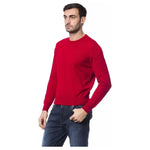 Billionaire Italian Couture Red Merino Wool Men Sweater BI-10486-XL