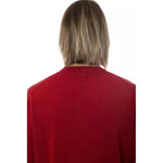 Billionaire Italian Couture Red Merino Wool Men Sweater BI-10486-XL