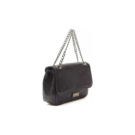 Pompei Donatella Blue Leather Women Crossbody Bag Crossbody Bag