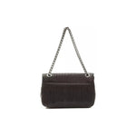 Pompei Donatella Black Leather Women Crossbody Bag