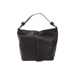 Pompei Donatella Black Leather Women Shoulder Bag