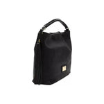 Pompei Donatella Black Leather Women Shoulder Bag