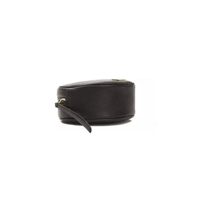 Pompei Donatella Black Leather Women Crossbody Bag
