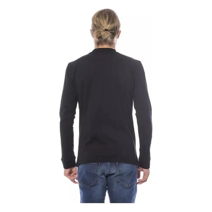 Verri Black Cotton Men's Sweater