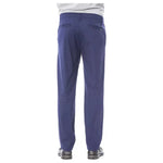 Verri Blue Cotton Men's Chino Pant