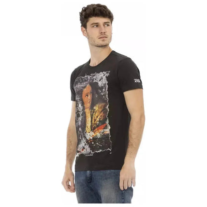 Trussardi Action Black Cotton Men's T-Shirt