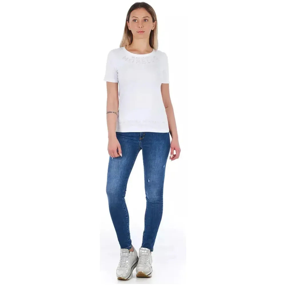 Frankie Morello Blue Denim Women Jeans