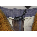 Dolce & Gabbana Brown Linen Drawstring Cargo Pants PAN73232 - 48