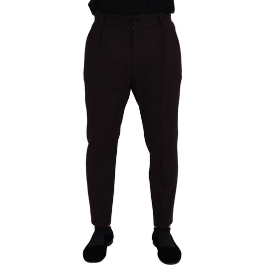 Dolce & Gabbana Brown Cotton Chino Men Pants PAN73266 - 48