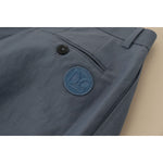 Dolce & Gabbana Blue Linen Chino Formal Pants