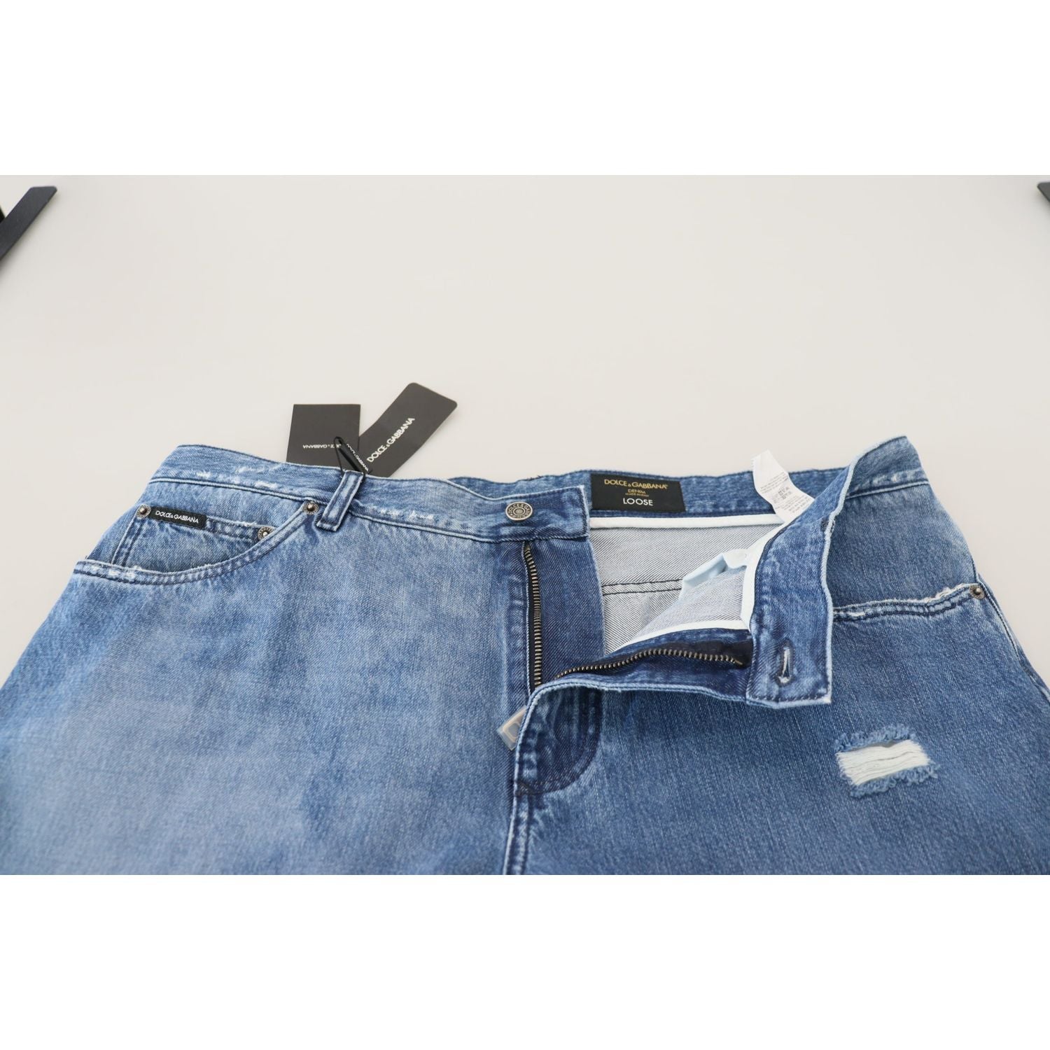 بنطلون جينز إيطالي من مجموعة دولتشي آند غابانا إيليت