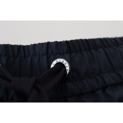 Dolce & Gabbana Blue Bermuda Mid Waist Casual Shorts