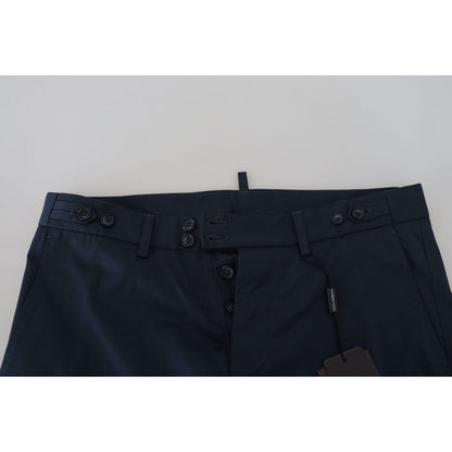 Dolce & Gabbana Blue Bermuda Low Waist Men Shorts