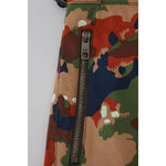 Dolce & Gabbana Multicolor Cotton Camouflaged Cargo Shorts