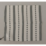 Dolce & Gabbana White Dotted Stripes Square Handkerchief Viscose Scarf