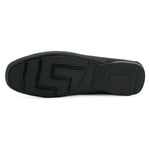 Versace Elegant Black Calf Leather Men's Loafers