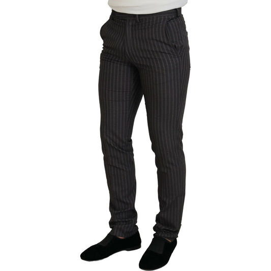 BENCIVENGA Brown Stripes Slim Fit Men Pants PAN74057 - 54