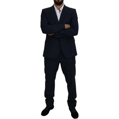 Dolce & Gabbana Blue Single Breasted 2 Piece MARTINI Suit