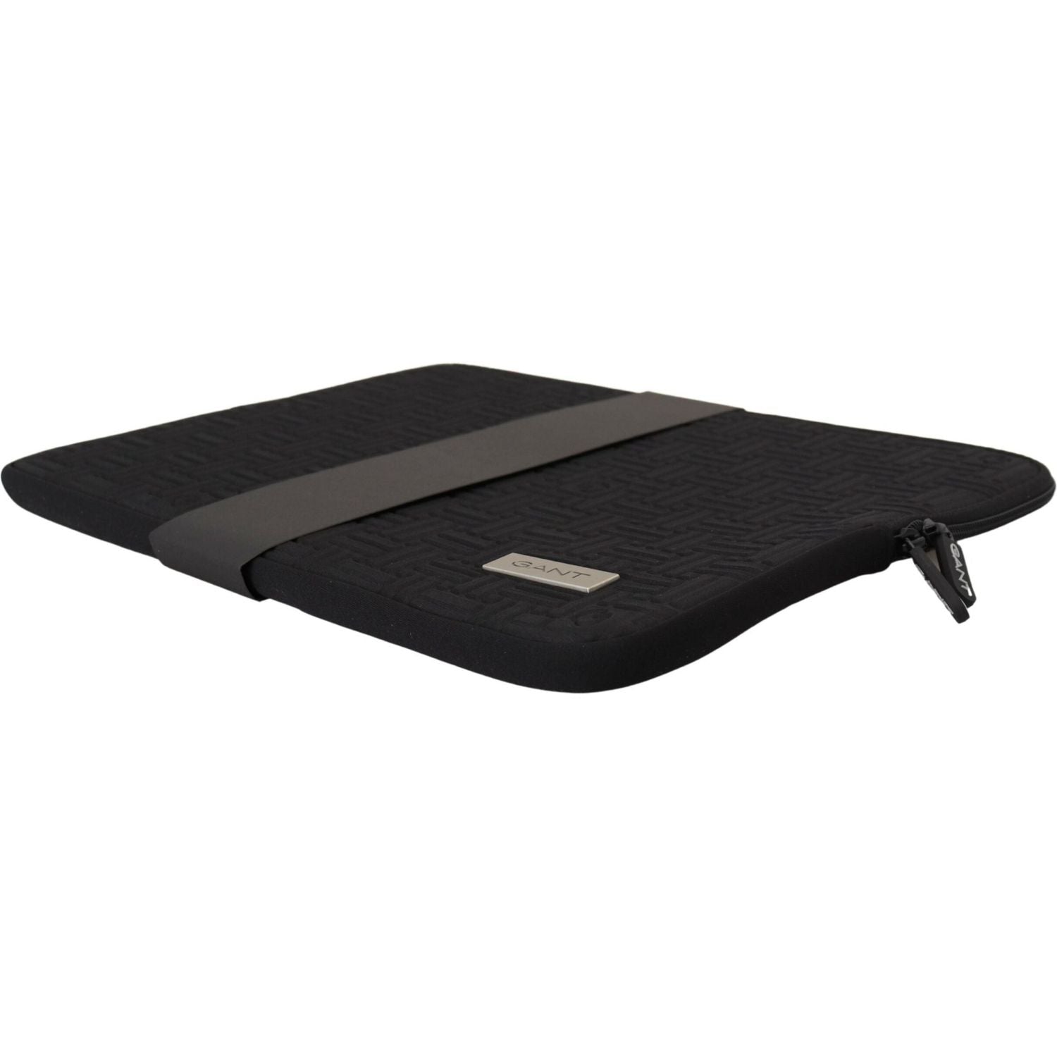 Gant Black Padded Pouch Bag Zipper Cover Sleeve Case