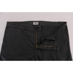 GF Ferre Gray Cotton Stretch Chinos Pants SIG60484-1