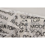 Dolce & Gabbana White Logo See Through A-line Mini Skirt