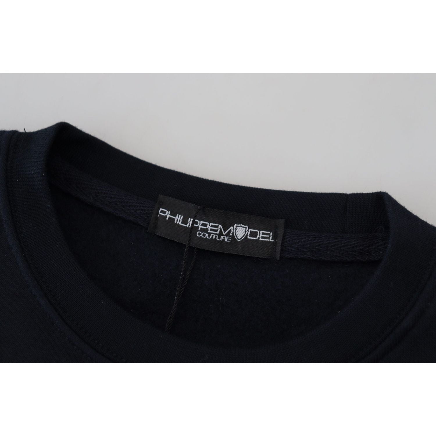 سترة فيليب موديل شيك من القطن المطبوع باللون الأسود