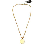 Dolce & Gabbana Gold Brass Chain SUPER PIG Pendant Logo Necklace Necklace